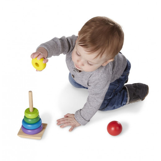 Melissa & Doug Rainbow Stacker Classic Toy