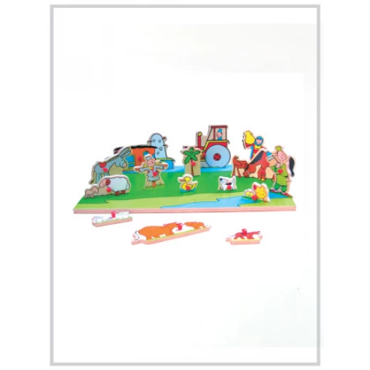 Edu Fun Sided Play Board (Egyptian farm)