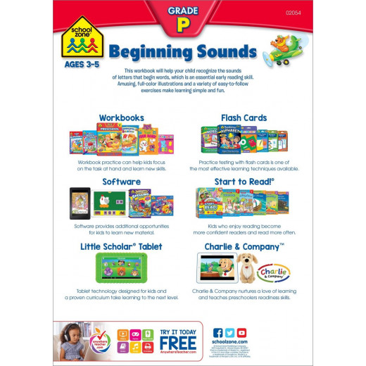 School Zoone - Beginning Sounds Grade P a get ready