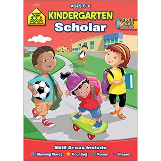 School Zone - Kindergarten Scholar Workbook, Ages 5 to 6