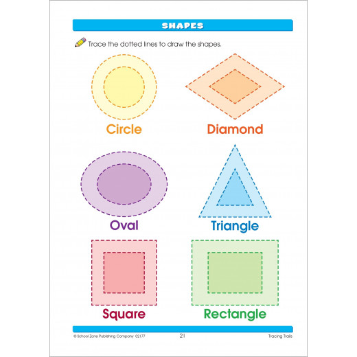 School Zone - Little hand helper tracing trails ages 3-5