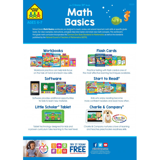 School Zone - Math Basics 1 Workbook