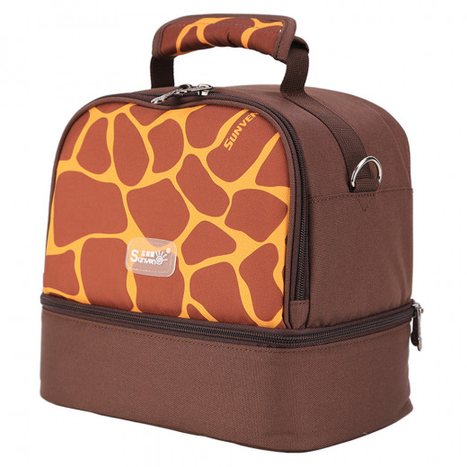 Sunveno Insulated Bottle/Lunch Bag - Giraffe