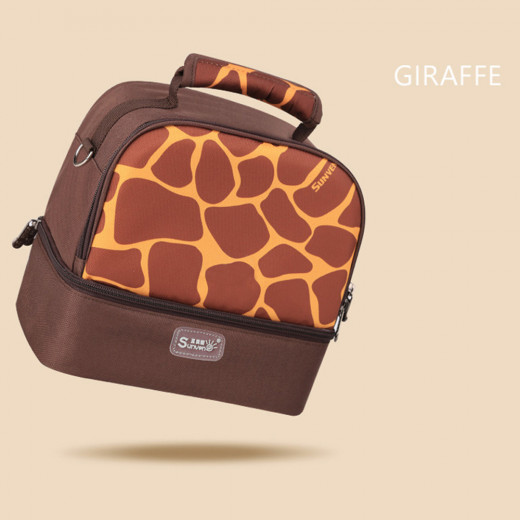 Sunveno Insulated Bottle/Lunch Bag - Giraffe