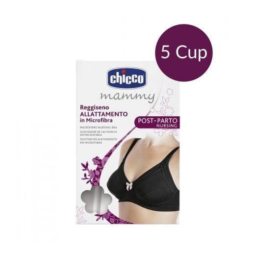 Chicco Bra Microfibre Maternity Pads-Black, 5C