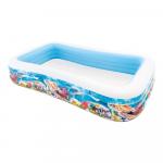 Intex - Inflatable Pool, 305 x 183 x 56 cm, 999 L, Tropical design