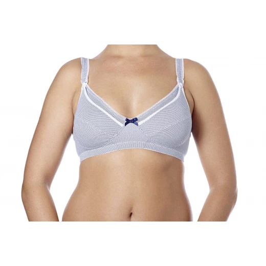 Chicco Stretch Cotton Patterned Nursing Bra, 5 Cup