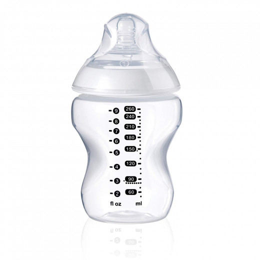 Tommee Tippee Closer to Nature Clear Bottles, 260 Ml, 6 Pieces