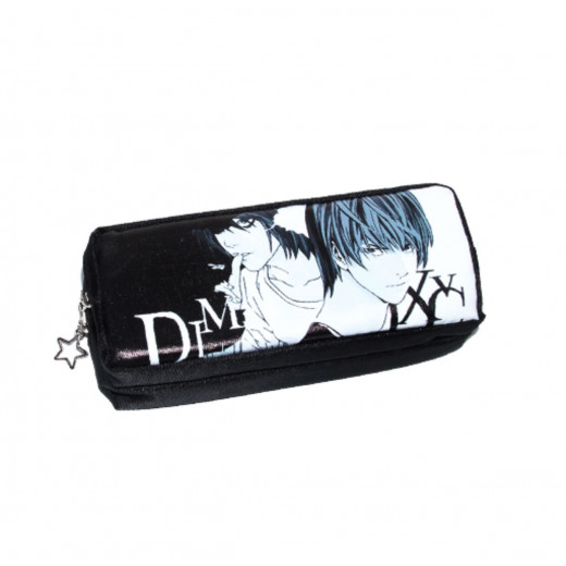 Rectangle Anime Pencil Case, Black