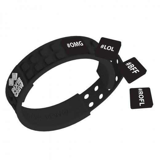 Pixie Friendship Wristband-Hashtag/Black