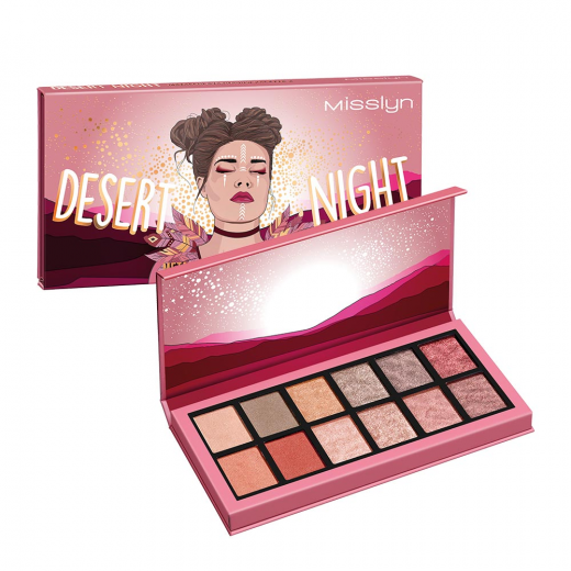 Misslyn Desert Night Metallic Eyeshadow Palette 2