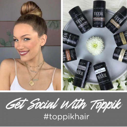 Toppik Hair Building Fibers, Light Brown, 55 g