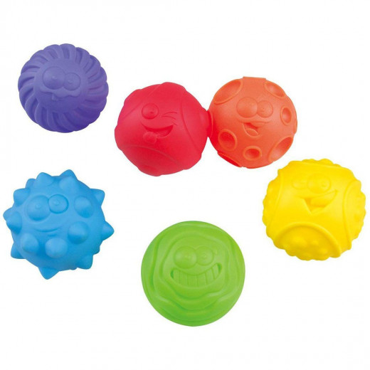 Play Go Rainbow Textured Balls - 6