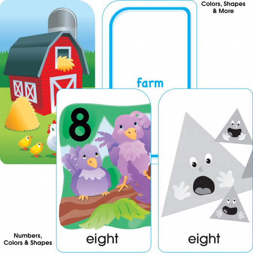 School Zone - Preschool Flash Card 4-Pack