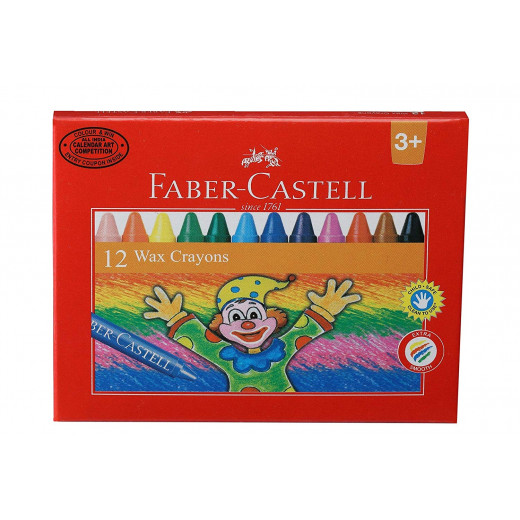 Faber Castell | Wax Crayons | Set of 12