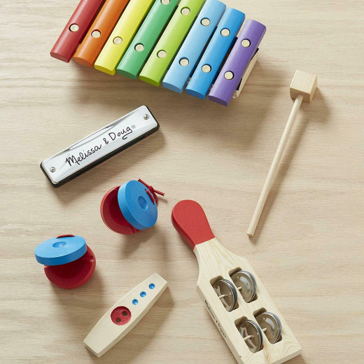 Melissa & Doug Deluxe Beginner Band Set,Multicolor