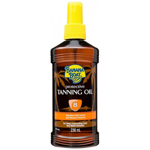 Banana Boat Protective Tanning Oil Spf 8, 236ml