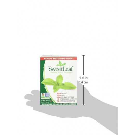 SweetLeaf Stevia Sweetner (70Pck) 2.5oz