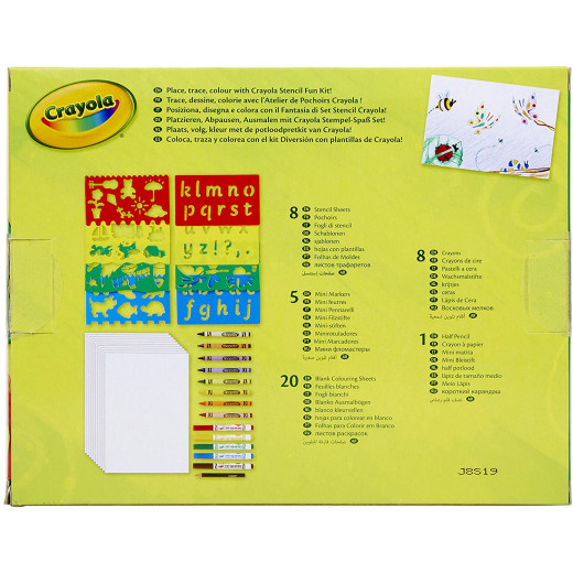 Crayola Creative Set Fantasy, Drawing and Colouring with Stencils