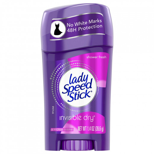 Lady Speed Stick Anti-Perspirant & Deodorant, Invisible Dry, Shower Fresh, 40 g