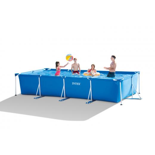 Intex - Rectangular Frame Pool, Ages  6+ , 4.5 m x 2.2 m x 84 cm