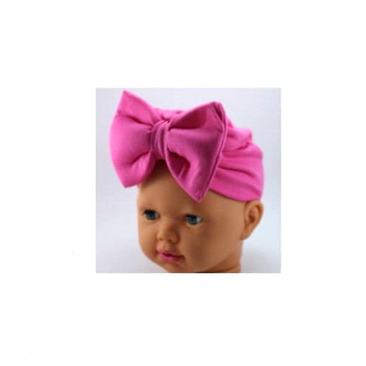 Baby Turban Headband, Fuchsia