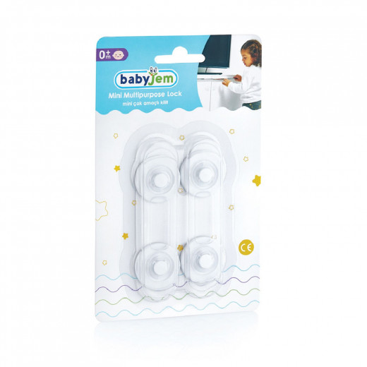 Babyjem mini multipurpose lock white 2 pieces