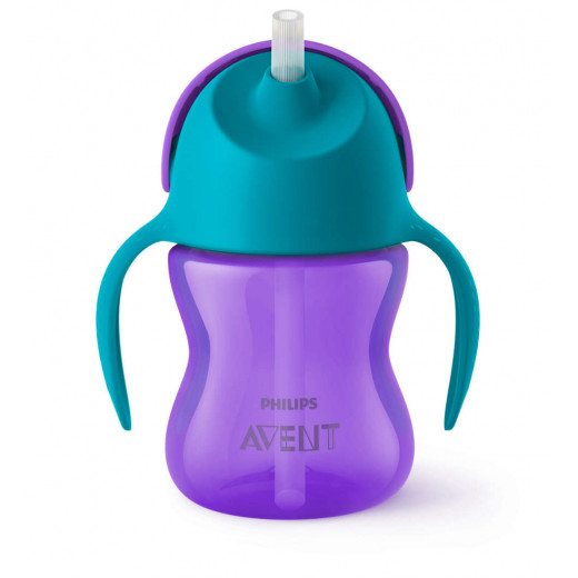 Philips Avent Straw Cups 200 ml, Purple