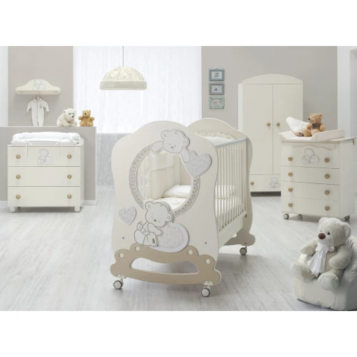 Italbaby Love Ivory Porthole Bed