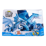 Zuru Robo Alive Roaring Ice Dragon Battery-Powered Robotic Toy, Blue