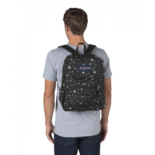 JanSport Cross Town Backpack, California Icons