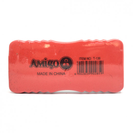 Amigo Whiteboard Wiper Red, Small