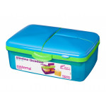 Sistema Lunch Slimline Quaddie, 1.5 L - Blue