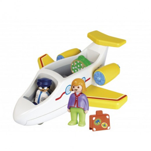 Playmobil Plane With Passenger For Children