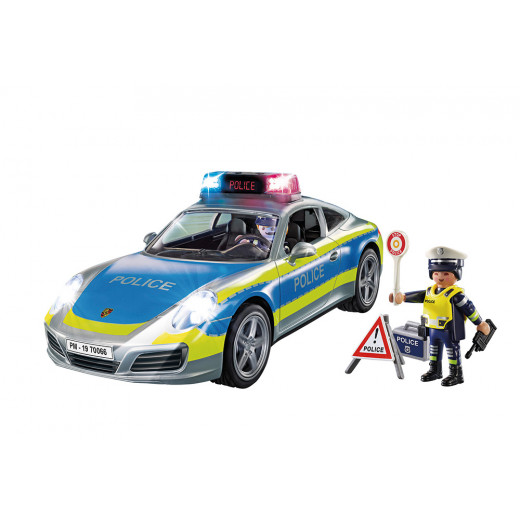 Playmobil Porsche 911 Carrera 4s Police 48 Pieces For Children