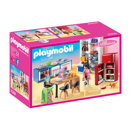 Playmobil Family Kitchen 129 Pcs For Children