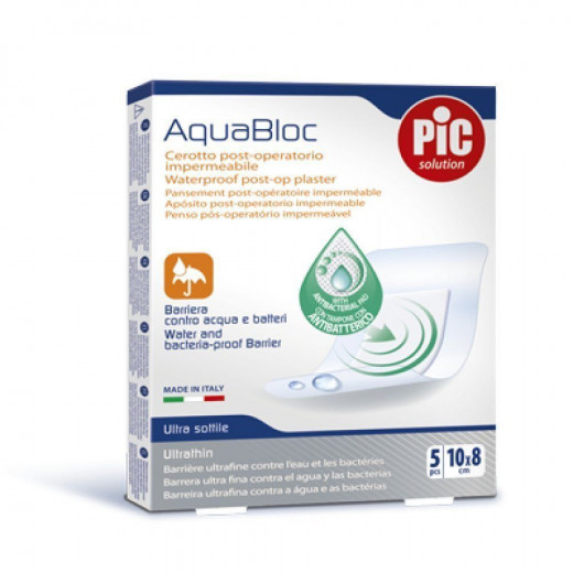 Pic AquaBloc - Patch After Operating table Waterproof 10x8 - Pack of 5