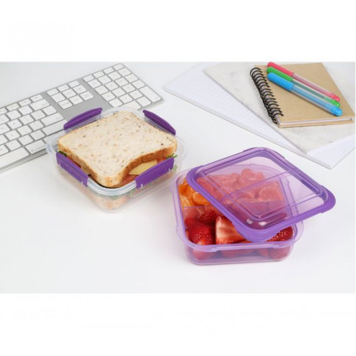 Sistema To Go Rectangle Lunch Stack Box, 1.24L - Blue