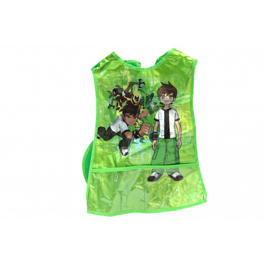 Wax Apron  for Artwork, Green , Ben 10 Design