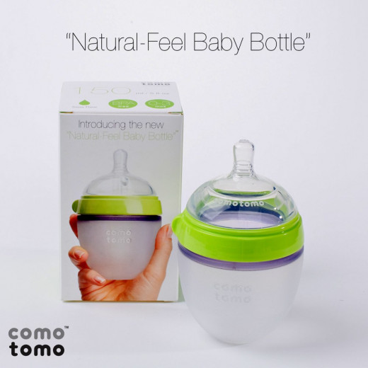 Comotomo Baby Bottle, Green, 150 ml