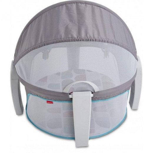 Fisher-Price On-The-Go Baby Dome, New-Born Baby Cot or Travel Bassinet