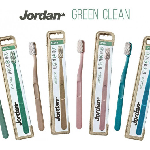 Jordan Green Clean Medium Toothbrush