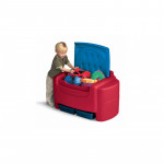 صندوق تخزين الألعاب باللون الأحمر والأزرق  من ليتل تايكس