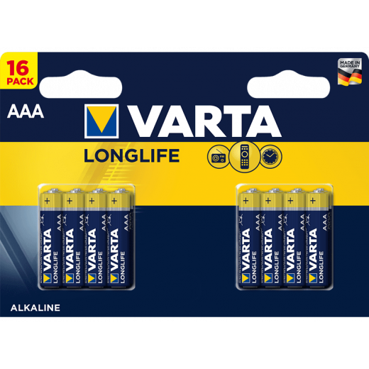 Varta Batteri Longlife AAA 16-pak