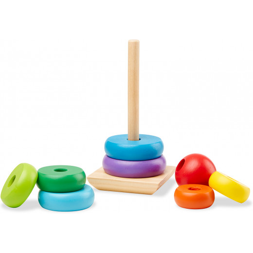 Melissa & Doug Rainbow Stacker Classic Toy