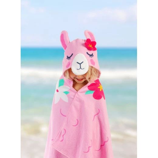 Stephen Joseph Hooded Towels, Llama