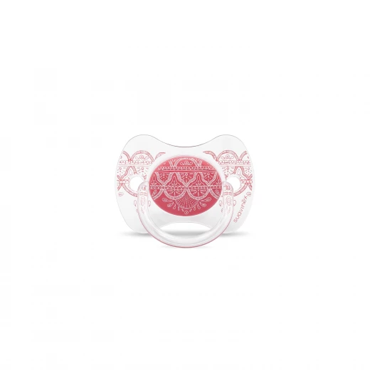 Suavinex Pacifier Premium Couture Physiological Teat - Pink +18