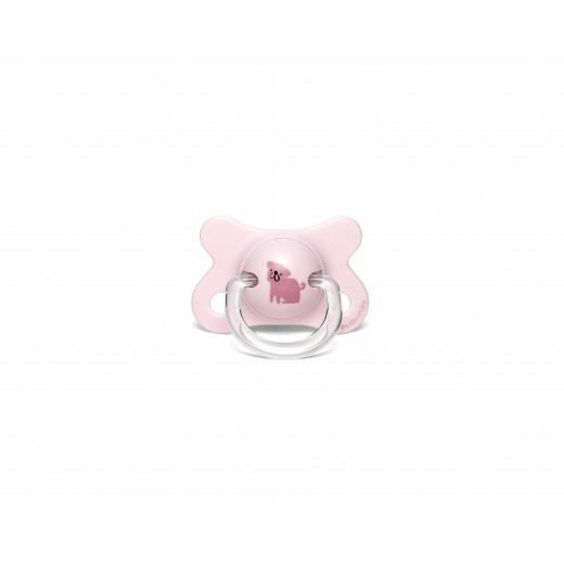 Suavinex - Silicone Pacifier 2-4 Months - Dog - Pink