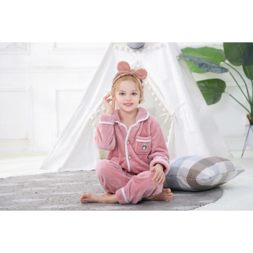 Colorland Pijama Top + Bottom For Kids - 3 Years - Pink
