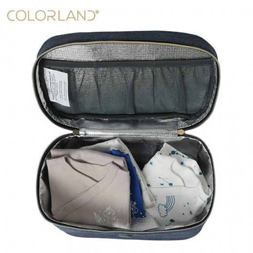 حقيبة ظهر كولورلاند بوظيفة التعقيم باستخدام تقنية تنقية الهواء المبتكرة والأوزون ، أسود